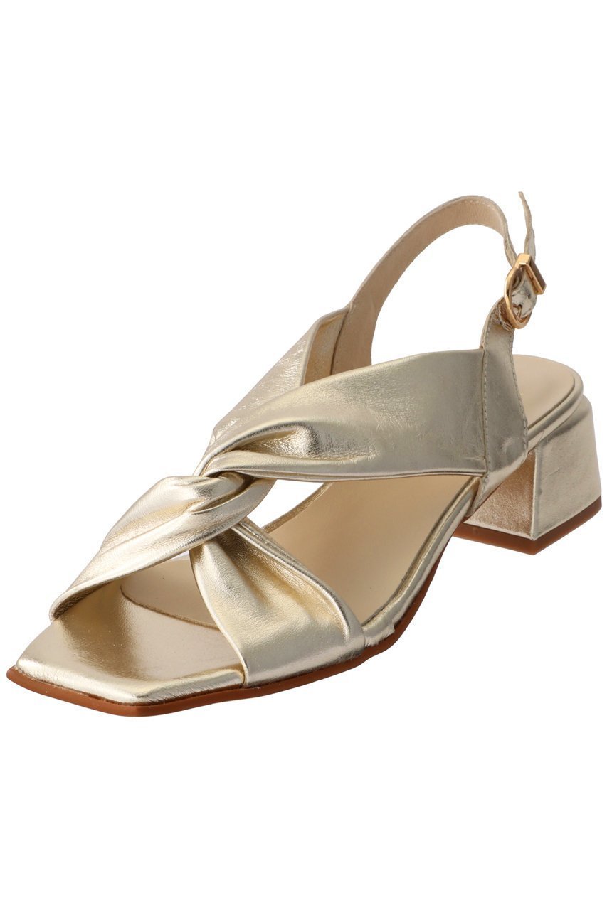 【エスメラルダ/Esmeralda】の【BONTRE】ツイストヒールサンダル インテリア・キッズ・メンズ・レディースファッション・服の通販 founy(ファニー) ファッション Fashion レディースファッション Fashion for Women クラシック Classic, Timeless Style サンダル Sandals, Summer Shoes シンプル Simple, Minimal ツイスト Tweed, Tweed Fabric ラップ Wrap, Wrap Design ゴールド|ID: prp329100003147960 ipo3291000000036869125