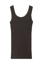 【カオス/Chaos】の16Gインプレリブニットタンクトップ ブラウン|ID: prp329100003150053 ipo3291000000036485283