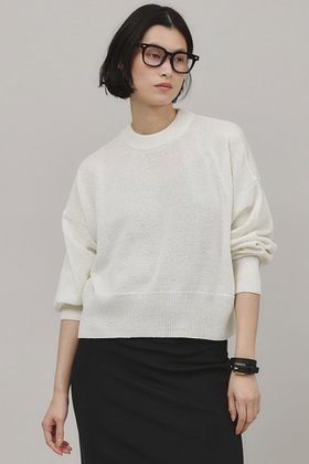 【カレンソロジー/Curensology】のリネンテープヤーンニットプルオーバー 人気、トレンドファッション・服の通販 founy(ファニー) ファッション Fashion レディースファッション Fashion for Women トップス・カットソー Cut & Sew Tops ニット Knit Tops & Sweaters カジュアルプルオーバー・ニットトップス Pullovers & Knit Tops / Casual Pullovers シンプル Simple, Minimal バランス Balance, Style Balance リネン Linen, Linen Fabric ルーズ Loose, Oversized 夏 Summer 春 Spring |ID:prp329100003151999