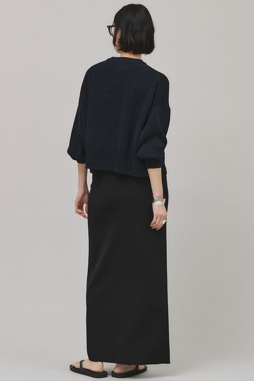 【カレンソロジー/Curensology】のリネンテープヤーンニットプルオーバー 人気、トレンドファッション・服の通販 founy(ファニー) 　ファッション　Fashion　レディースファッション　Fashion for Women　トップス・カットソー　Cut & Sew Tops　ニット　Knit Tops & Sweaters　カジュアルプルオーバー・ニットトップス　Pullovers & Knit Tops / Casual Pullovers　シンプル　Simple, Minimal　バランス　Balance, Style Balance　リネン　Linen, Linen Fabric　ルーズ　Loose, Oversized　夏　Summer　春　Spring　other-8|ID: prp329100003151999 ipo3291000000032940931