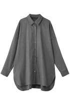 【ミズイロ インド/mizuiro ind】のwide shirt tunic チュニック grayB|ID:prp329100003153374