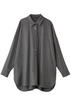 【ミズイロ インド/mizuiro ind】のwide shirt tunic チュニック grayC|ID:prp329100003153374