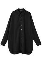 【ミズイロ インド/mizuiro ind】のwide shirt tunic チュニック blackC|ID:prp329100003153374