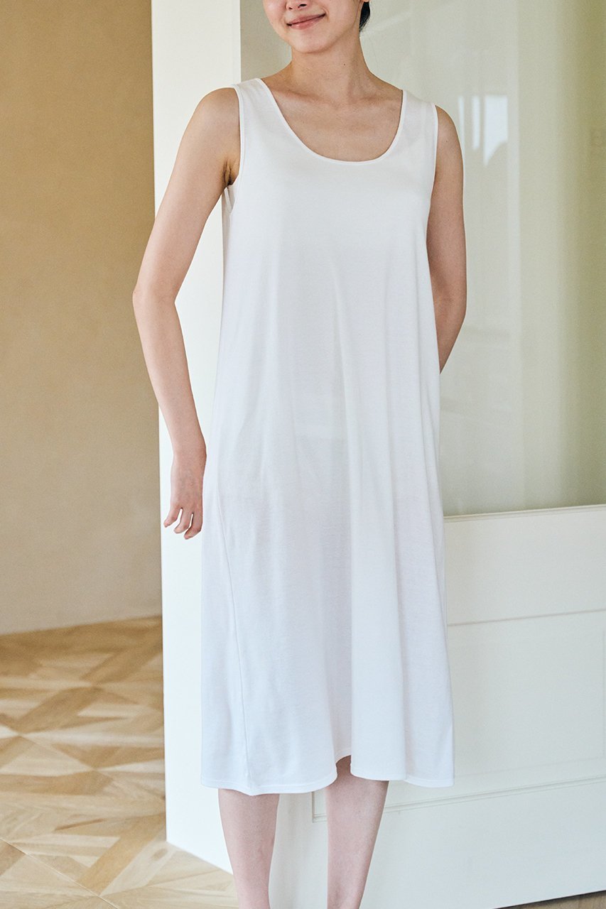 【プリスティン/PRISTINE】のフライスペチコートOP 人気、トレンドファッション・服の通販 founy(ファニー) 　ファッション　Fashion　レディースファッション　Fashion for Women　アウター　Coat / Outerwear Collection　コート・ロングコート・ピーコート　Long Coats, Peacoats & More　ワンピース　Dresses　チュニック　Tunic Tops & Dresses　シンプル　Simple, Minimal　チュニック　Tunic, Long Top　ペチコート　Petticoat, Underskirt　other-6|ID: prp329100003155286 ipo3291000000032903278