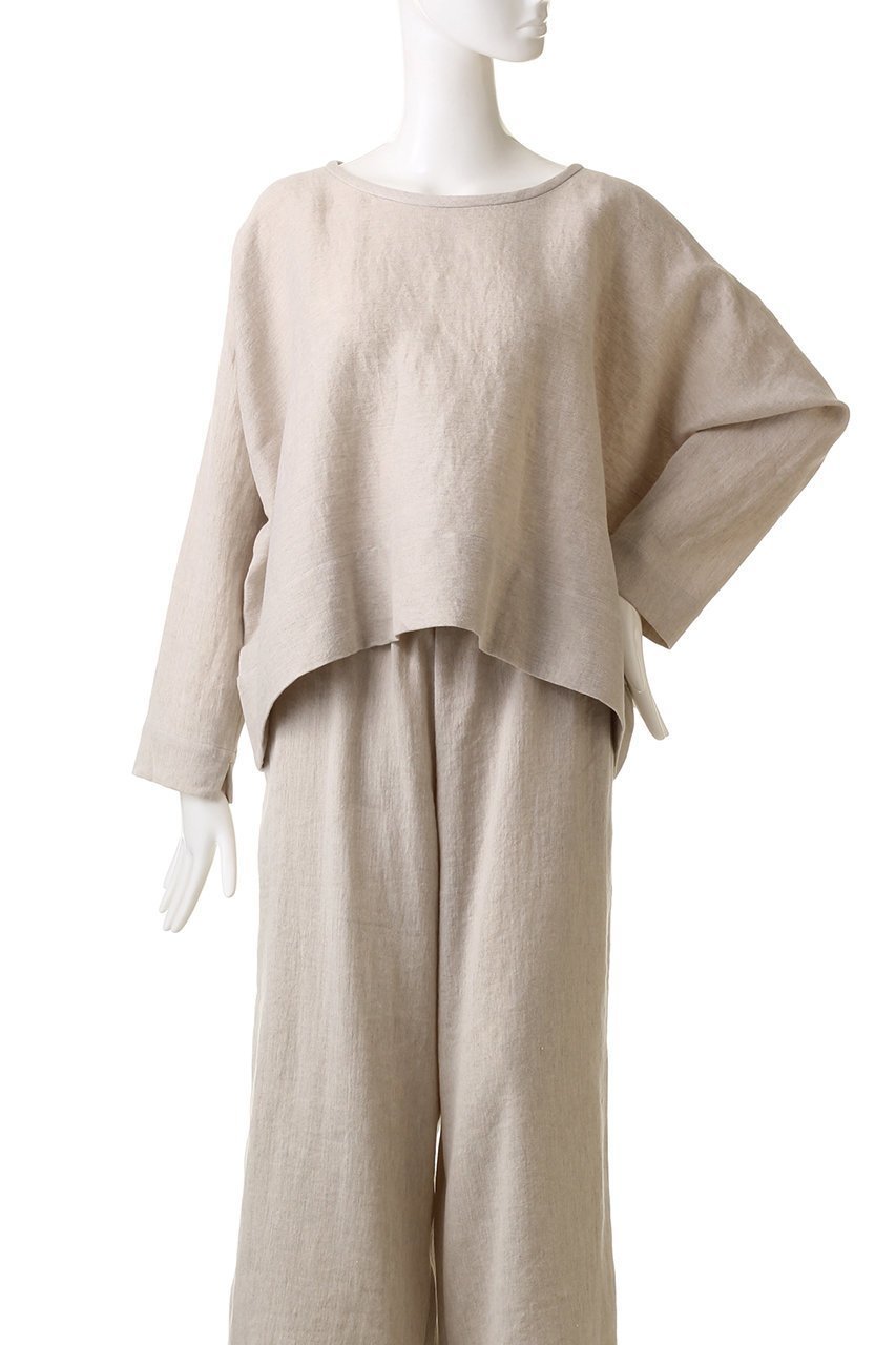 【プリスティン/PRISTINE】のLCツイルドルマンPO 人気、トレンドファッション・服の通販 founy(ファニー) 　ファッション　Fashion　レディースファッション　WOMEN　トップス・カットソー　Tops/Tshirt　シャツ/ブラウス　Shirts/Blouses　おすすめ　Recommend　お家時間・ステイホーム　Home Time/Stay Home　スリット　Slit　スリーブ　Sleeve　セットアップ　Set Up　リネン　Linen　ロング　Long　other-2|ID: prp329100003155288 ipo3291000000031385350