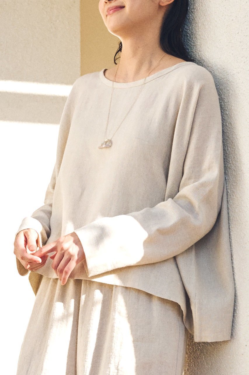 【プリスティン/PRISTINE】のLCツイルドルマンPO 人気、トレンドファッション・服の通販 founy(ファニー) 　ファッション　Fashion　レディースファッション　WOMEN　トップス・カットソー　Tops/Tshirt　シャツ/ブラウス　Shirts/Blouses　おすすめ　Recommend　お家時間・ステイホーム　Home Time/Stay Home　スリット　Slit　スリーブ　Sleeve　セットアップ　Set Up　リネン　Linen　ロング　Long　other-6|ID: prp329100003155288 ipo3291000000031385358