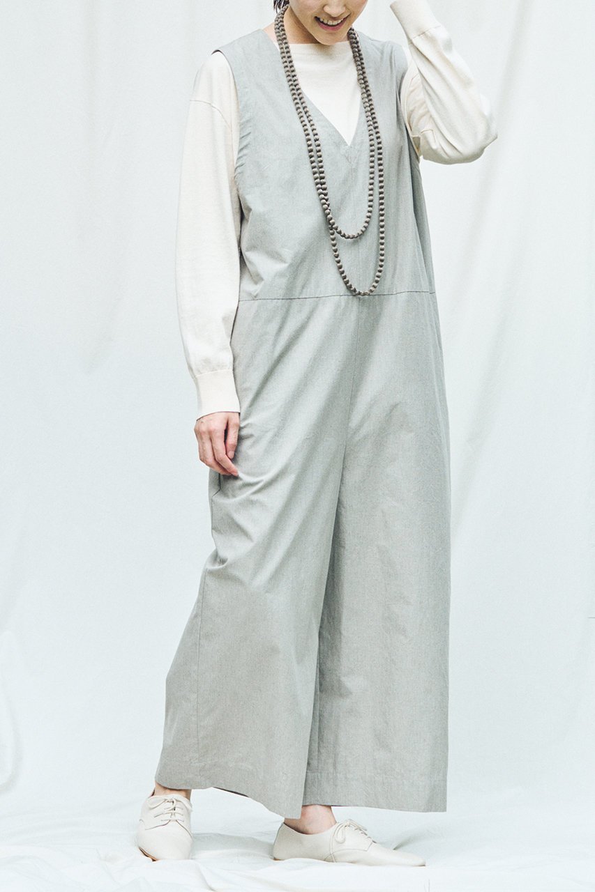 【プリスティン/PRISTINE】のカラードポプリンオールインワン 人気、トレンドファッション・服の通販 founy(ファニー) 　ファッション　Fashion　レディースファッション　Fashion for Women　パンツ　Pants & Trousers　おすすめ　Recommended / Our Picks　スリット　Slit, Slit Detail　セットアップ　Set-Up, Coordinated Outfit　other-7|ID: prp329100003155289 ipo3291000000036124136