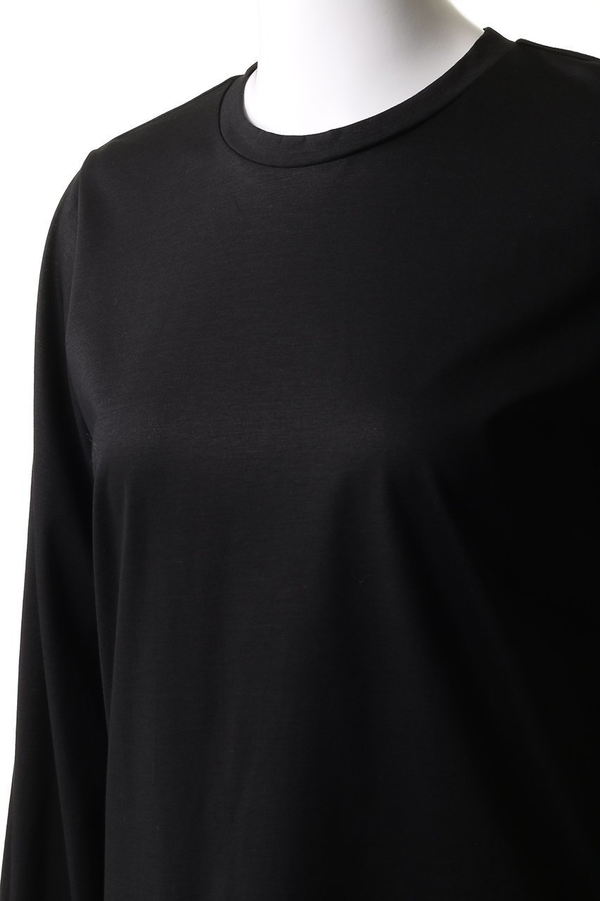 【ミズイロ インド/mizuiro ind】のcrew neck puff slv P/O プルオーバー 人気、トレンドファッション・服の通販 founy(ファニー) 　ファッション　Fashion　レディースファッション　Fashion for Women　トップス・カットソー　Cut & Sew Tops　シャツ・ブラウス・オフィスカジュアル　Elegant Blouses & Button-Ups　ロングTシャツ・Tシャツ　Longline T-Shirts & Tees　カジュアルプルオーバー・ニットトップス　Pullovers & Knit Tops / Casual Pullovers　カットソー・ベーシックTシャツ　Cut-and-Sewn Tops / Stretch Tees & Basics　インナー　Innerwear　シンプル　Simple, Minimal　スリーブ　Sleeve, Long Sleeve / Short Sleeve　ロング　Long, Long-Length　エレガント 上品　Elegant　other-5|ID: prp329100003157280 ipo3291000000032891528