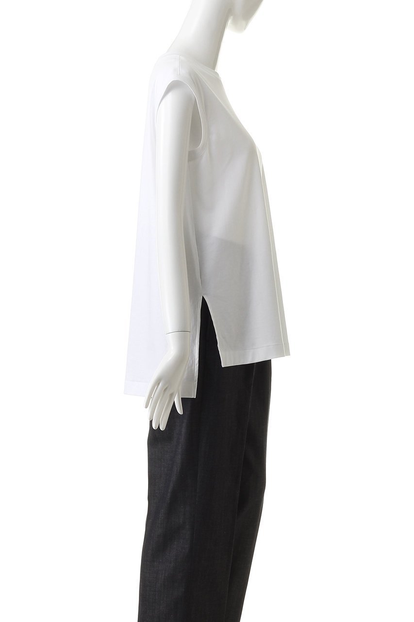 【アドーア/ADORE】のクリアハイゲージスリーブレスカットソー 人気、トレンドファッション・服の通販 founy(ファニー) 　ファッション　Fashion　レディースファッション　Fashion for Women　トップス・カットソー　Cut & Sew Tops　キャミソール&ノースリーブ　Camisoles & Sleeveless Tops　シャツ・ブラウス・オフィスカジュアル　Elegant Blouses & Button-Ups　ロングTシャツ・Tシャツ　Longline T-Shirts & Tees　カットソー・ベーシックTシャツ　Cut-and-Sewn Tops / Stretch Tees & Basics　キャミソール　Camisole, Spaghetti Strap Top　シンプル　Simple, Minimal　タンク　Tank Top, Sleeveless Top　other-3|ID: prp329100003157303 ipo3291000000035275311