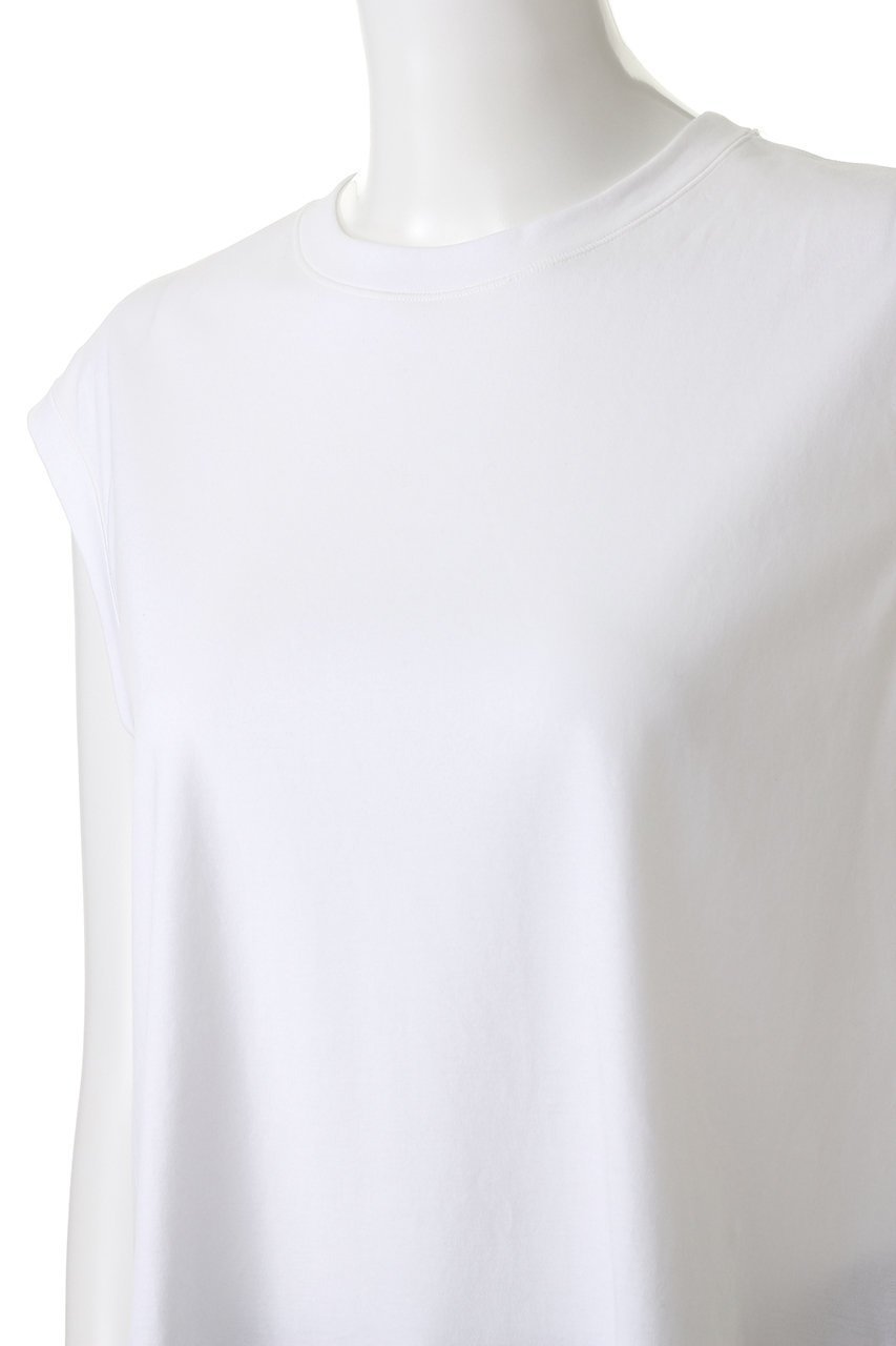 【アドーア/ADORE】のクリアハイゲージスリーブレスカットソー 人気、トレンドファッション・服の通販 founy(ファニー) 　ファッション　Fashion　レディースファッション　Fashion for Women　トップス・カットソー　Cut & Sew Tops　キャミソール&ノースリーブ　Camisoles & Sleeveless Tops　シャツ・ブラウス・オフィスカジュアル　Elegant Blouses & Button-Ups　ロングTシャツ・Tシャツ　Longline T-Shirts & Tees　カットソー・ベーシックTシャツ　Cut-and-Sewn Tops / Stretch Tees & Basics　キャミソール　Camisole, Spaghetti Strap Top　シンプル　Simple, Minimal　タンク　Tank Top, Sleeveless Top　other-5|ID: prp329100003157303 ipo3291000000035275313