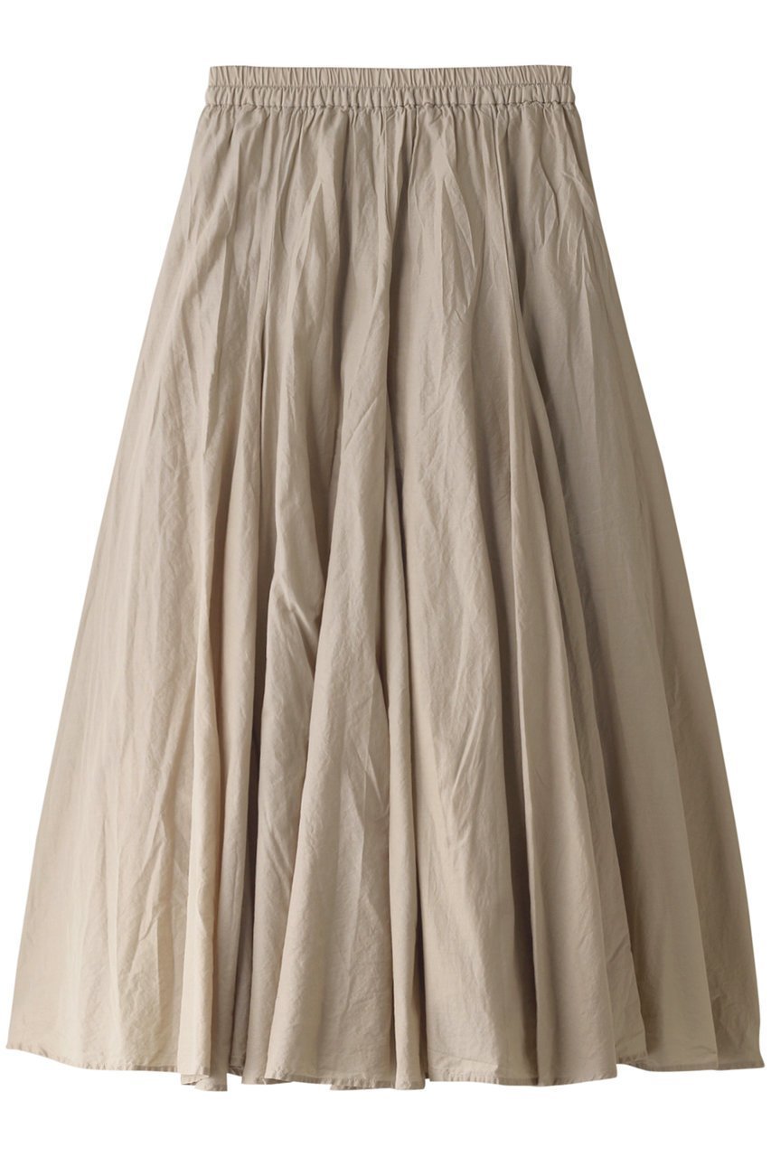 【ミズイロ インド/mizuiro ind】のvolume flare SK スカート インテリア・キッズ・メンズ・レディースファッション・服の通販 founy(ファニー) 　ファッション　Fashion　レディースファッション　Fashion for Women　スカート　Skirts　ロングスカート　Long Skirts / Maxi & Midi Skirts　シアー　Sheer, See-Through　シンプル　Simple, Minimal　フレア　Flare, Flared　ロング　Long, Long-Length　ベージュ|ID: prp329100003157319 ipo3291000000036516545