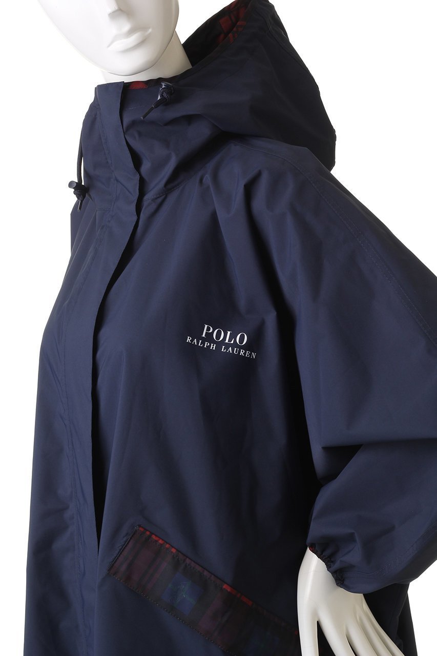 【ポロラルフローレン/POLO RALPH LAUREN】の透湿撥水無地×チェックレインポンチョ 人気、トレンドファッション・服の通販 founy(ファニー) 　ファッション　Fashion　レディースファッション　Fashion for Women　アウター　Coat / Outerwear Collection　コート・ロングコート・ピーコート　Long Coats, Peacoats & More　ポンチョ・ケープコート　Ponchos & Capes　アウトドア　Outdoor Clothing　コンパクト　Compact, Small Size　スタイリッシュ　Stylish, Fashionable　チェック　Check, Plaid, Tartan　旅行　Travel　other-5|ID: prp329100003157359 ipo3291000000032915414