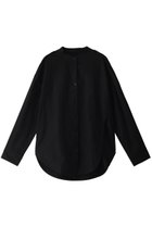 【ルシェル ブルー/LE CIEL BLEU】のRipstop Asymmetric Hem Shirt ブラック|ID:prp329100003157385