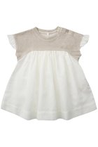 【プリスティン/PRISTINE / KIDS】の【KIDS】CLプレーティング切り替えOP 人気、トレンドファッション・服の通販 founy(ファニー) ファッション Fashion キッズファッション Fashion for Kids トップス・カットソー Cut & Sew Tops シルバー Silver, Metallic Silver チュニック Tunic, Long Top ドッキング Docking, Mixed Material フリル Frill, Ruffle ベビー Baby, Babywear モチーフ Motif, Design Theme リネン Linen, Linen Fabric thumbnail グレー|ID: prp329100003159363 ipo3291000000033666375