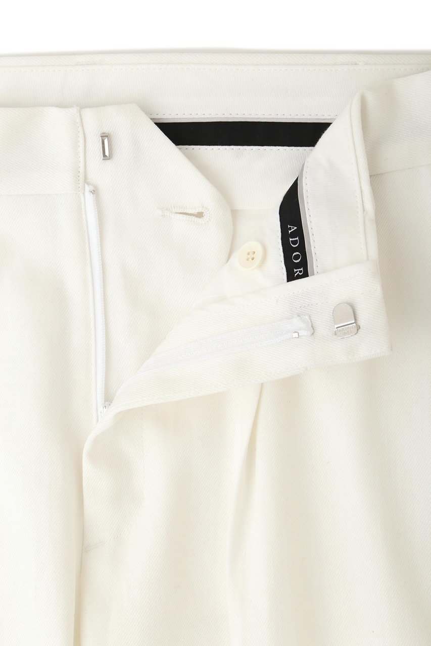 【アドーア/ADORE】のSERGE de bleu x ADORE クラシックトラウザーズ 1タック 人気、トレンドファッション・服の通販 founy(ファニー) 　ファッション　Fashion　レディースファッション　Fashion for Women　パンツ　Pants & Trousers　エレガント 上品　Elegant　コラボ　Collaboration, Collab　デニム　Denim, Jeans Material　今季　This Season, Current Season　定番　Standard, Basic Item　other-6|ID: prp329100003159393 ipo3291000000035812685