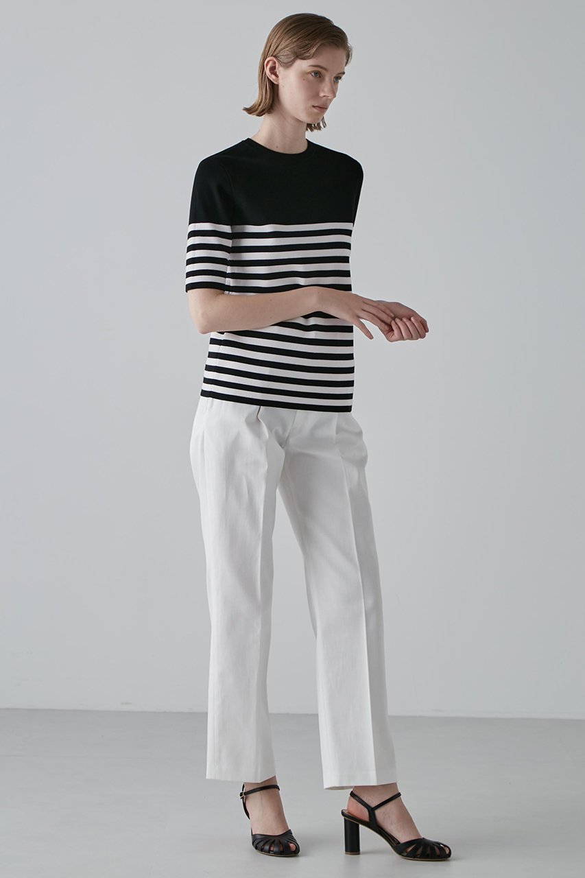 【アドーア/ADORE】のSERGE de bleu x ADORE クラシックトラウザーズ 1タック 人気、トレンドファッション・服の通販 founy(ファニー) 　ファッション　Fashion　レディースファッション　Fashion for Women　パンツ　Pants & Trousers　エレガント 上品　Elegant　コラボ　Collaboration, Collab　デニム　Denim, Jeans Material　今季　This Season, Current Season　定番　Standard, Basic Item　other-8|ID: prp329100003159393 ipo3291000000035812690