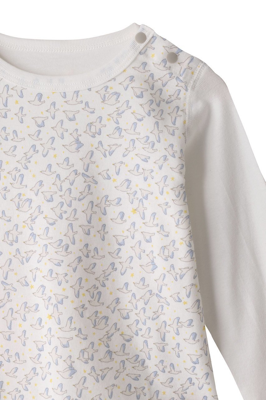 【プリスティン/PRISTINE / KIDS】の【KIDS】カモメ柄長袖パジャマ 人気、トレンドファッション・服の通販 founy(ファニー) 　ファッション　Fashion　キッズファッション　Fashion for Kids　トップス・カットソー　Cut & Sew Tops　パジャマ　Pajamas, Sleepwear　プリント　Print, Printed Pattern　ベビー　Baby, Babywear　リラックス　Relax, Relaxed Fit　長袖　Long Sleeve, Full Sleeve　other-3|ID: prp329100003161616 ipo3291000000033666400