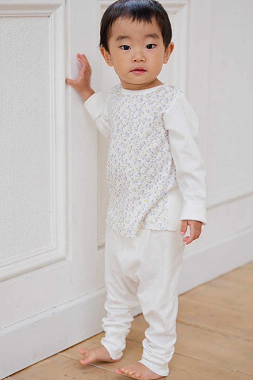 【プリスティン/PRISTINE / KIDS】の【KIDS】カモメ柄長袖パジャマ 人気、トレンドファッション・服の通販 founy(ファニー) 　ファッション　Fashion　キッズファッション　Fashion for Kids　トップス・カットソー　Cut & Sew Tops　パジャマ　Pajamas, Sleepwear　プリント　Print, Printed Pattern　ベビー　Baby, Babywear　リラックス　Relax, Relaxed Fit　長袖　Long Sleeve, Full Sleeve　other-7|ID: prp329100003161616 ipo3291000000033666409