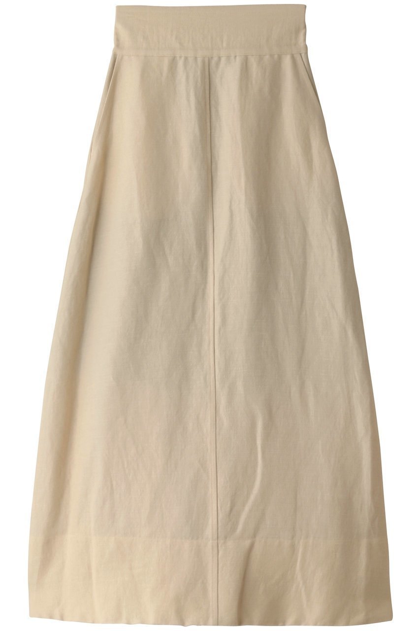 【カレンソロジー/Curensology】のCLウールリネンマキシスカート 人気、トレンドファッション・服の通販 founy(ファニー) 　ファッション　Fashion　レディースファッション　WOMEN　スカート　Skirt　ロングスカート　Long Skirt　おすすめ　Recommend　シアー　シャーリング　シンプル　セットアップ　ベスト　リネン　ロング　 other-1|ID: prp329100003163792 ipo3291000000021396226