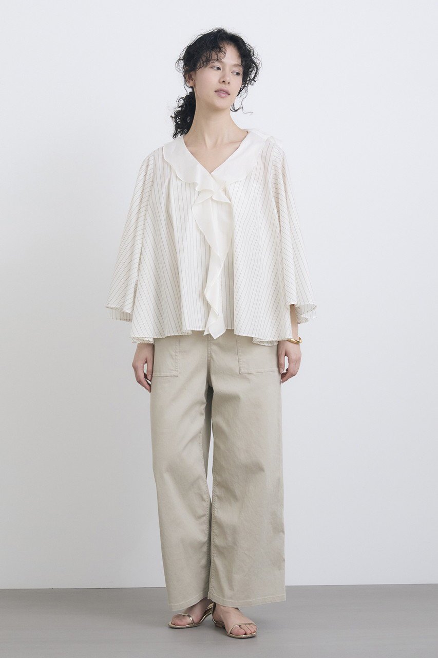 【ハウス オブ ロータス/HOUSE OF LOTUS】のピケストレッチベイカーパンツ 人気、トレンドファッション・服の通販 founy(ファニー) 　ファッション　Fashion　レディースファッション　WOMEN　パンツ　Pants　ストレッチ　Stretch　ストレート　Straight　パッチ　Patch　ポケット　Pocket　リラックス　Relax　other-8|ID: prp329100003165906 ipo3291000000031330796