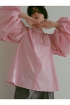 【エトレトウキョウ/ETRE TOKYO】のコットンボリュームスリーブシャツ ピンク|ID:prp329100003165917