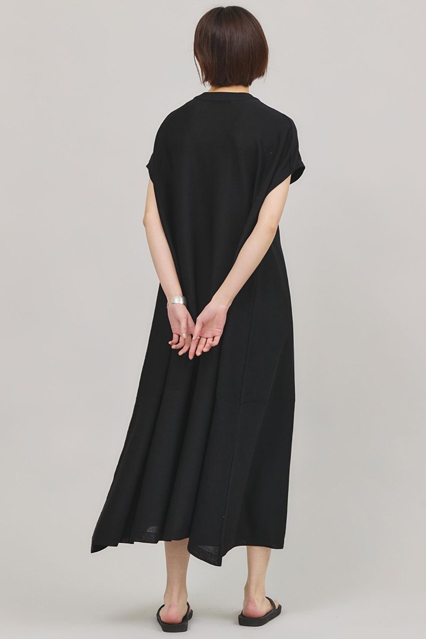 【カレンソロジー/Curensology】のニットフレアワンピース 人気、トレンドファッション・服の通販 founy(ファニー) 　ファッション　Fashion　レディースファッション　Fashion for Women　ワンピース　Dresses　チュニック　Tunic Tops & Dresses　シアー　Sheer, See-Through　シンプル　Simple, Minimal　スリーブ　Sleeve, Long Sleeve / Short Sleeve　チュニック　Tunic, Long Top　デニム　Denim, Jeans Material　フレア　Flare, Flared　フレンチ　French, French Style　レギンス　Leggings, Stretch Pants　ロング　Long, Long-Length　エレガント 上品　Elegant　夏　Summer　other-3|ID: prp329100003165924 ipo3291000000033705118