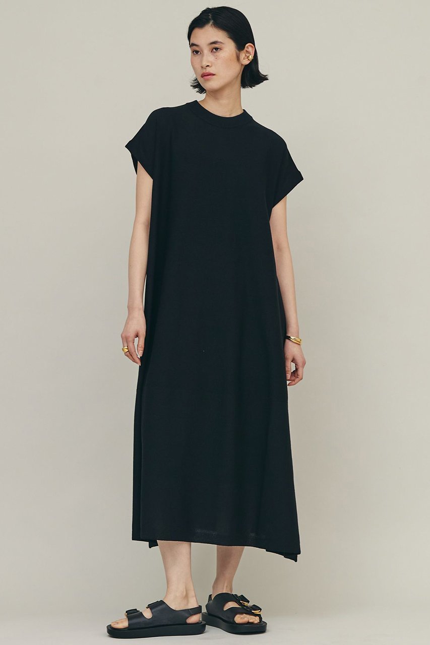 【カレンソロジー/Curensology】のニットフレアワンピース 人気、トレンドファッション・服の通販 founy(ファニー) 　ファッション　Fashion　レディースファッション　Fashion for Women　ワンピース　Dresses　チュニック　Tunic Tops & Dresses　シアー　Sheer, See-Through　シンプル　Simple, Minimal　スリーブ　Sleeve, Long Sleeve / Short Sleeve　チュニック　Tunic, Long Top　デニム　Denim, Jeans Material　フレア　Flare, Flared　フレンチ　French, French Style　レギンス　Leggings, Stretch Pants　ロング　Long, Long-Length　エレガント 上品　Elegant　夏　Summer　other-4|ID: prp329100003165924 ipo3291000000033705119