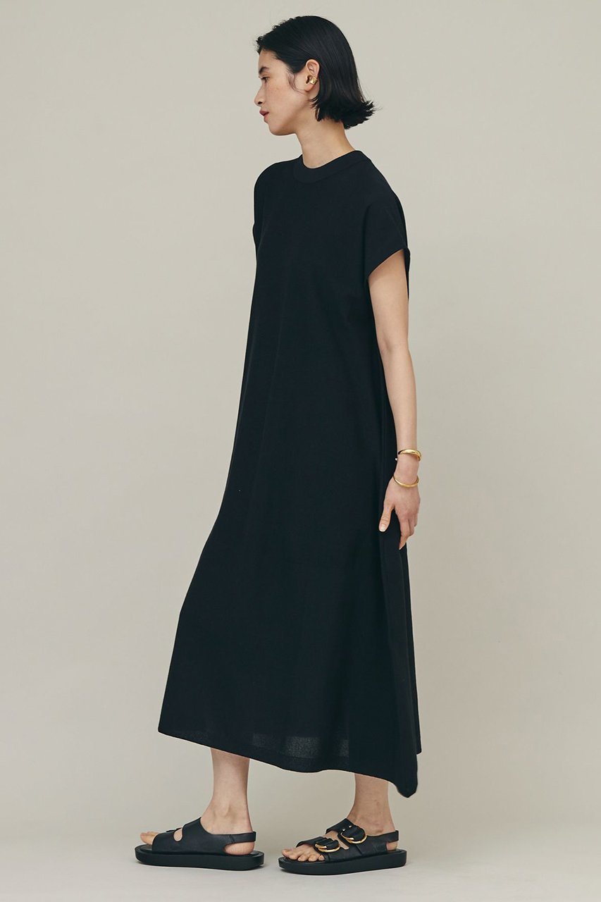 【カレンソロジー/Curensology】のニットフレアワンピース 人気、トレンドファッション・服の通販 founy(ファニー) 　ファッション　Fashion　レディースファッション　Fashion for Women　ワンピース　Dresses　チュニック　Tunic Tops & Dresses　シアー　Sheer, See-Through　シンプル　Simple, Minimal　スリーブ　Sleeve, Long Sleeve / Short Sleeve　チュニック　Tunic, Long Top　デニム　Denim, Jeans Material　フレア　Flare, Flared　フレンチ　French, French Style　レギンス　Leggings, Stretch Pants　ロング　Long, Long-Length　エレガント 上品　Elegant　夏　Summer　other-5|ID: prp329100003165924 ipo3291000000033705120