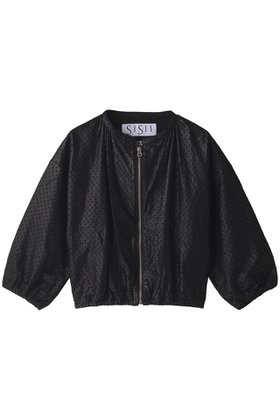 【シシ/sisii】のパンチングクロップドギャザージャケット 人気、トレンドファッション・服の通販 founy(ファニー) ファッション Fashion レディースファッション Fashion for Women アウター Coat / Outerwear Collection レディースジャケット・軽アウター Jackets カーディガン Cardigan, Knitwear シンプル Simple, Minimal ジャケット Jacket, Outerwear バルーン Balloon, Balloon Silhouette |ID:prp329100003169326