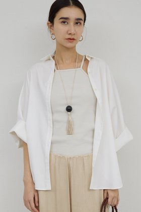 【ガリャルダガランテ/GALLARDAGALANTE】 ハーフスリーブシャツ人気、トレンドファッション・服の通販 founy(ファニー) ファッション Fashion レディースファッション Fashion for Women トップス・カットソー Cut & Sew Tops シャツ・ブラウス・オフィスカジュアル Elegant Blouses & Button-Ups 2026年 2026 ショート Short, Short Length スリーブ Sleeve, Long Sleeve / Short Sleeve ロング Long, Long-Length 夏 Summer 春 Spring S/S・春夏 SS, Spring/Summer, Warm Season |ID:prp329100003169353