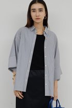 【ガリャルダガランテ/GALLARDAGALANTE】のハーフスリーブシャツ 人気、トレンドファッション・服の通販 founy(ファニー) ファッション Fashion レディースファッション Fashion for Women トップス・カットソー Cut & Sew Tops シャツ・ブラウス・オフィスカジュアル Elegant Blouses & Button-Ups 2026年 2026 ショート Short, Short Length スリーブ Sleeve, Long Sleeve / Short Sleeve ロング Long, Long-Length 夏 Summer 春 Spring S/S・春夏 SS, Spring/Summer, Warm Season thumbnail ネイビー|ID: prp329100003169353 ipo3291000000036058061