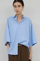 【ガリャルダガランテ/GALLARDAGALANTE】のハーフスリーブシャツ 人気、トレンドファッション・服の通販 founy(ファニー) ファッション Fashion レディースファッション Fashion for Women トップス・カットソー Cut & Sew Tops シャツ・ブラウス・オフィスカジュアル Elegant Blouses & Button-Ups 2026年 2026 ショート Short, Short Length スリーブ Sleeve, Long Sleeve / Short Sleeve ロング Long, Long-Length 夏 Summer 春 Spring S/S・春夏 SS, Spring/Summer, Warm Season thumbnail サックスブルー|ID: prp329100003169353 ipo3291000000036058062