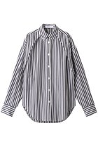 【ルシェル ブルー/LE CIEL BLEU】のConvertible Stripe Shirt ネイビー|ID:prp329100003171404
