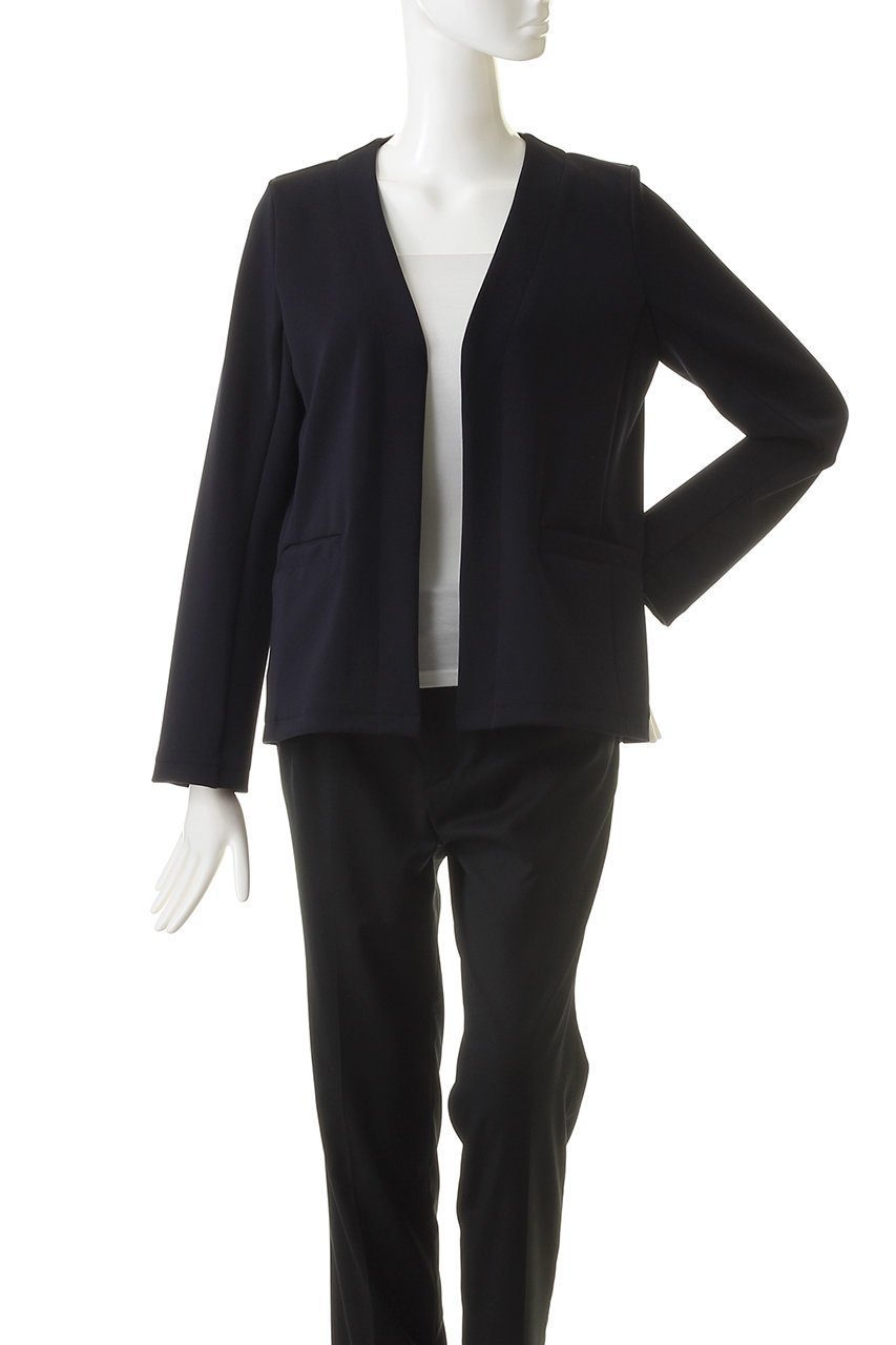 【スリー ドッツ/three dots】のCドレス スキューバ ノーカラージャケット 人気、トレンドファッション・服の通販 founy(ファニー) 　ファッション　Fashion　レディースファッション　Fashion for Women　アウター　Coat / Outerwear Collection　レディースジャケット・軽アウター　Jackets　ノーカラージャケット / シンプル上品コーデ　Collarless Jackets　ワンピース　Dresses　フォーマル・パーティードレス・結婚式用ドレス　Elegant & Casual Dresses　ジャケット　Jacket, Outerwear　ストレッチ　Stretch, Stretchy Fabric　ドレス　Dress, One-Piece　エレガント 上品　Elegant　旅行　Travel　other-2|ID: prp329100003173808 ipo3291000000032960587