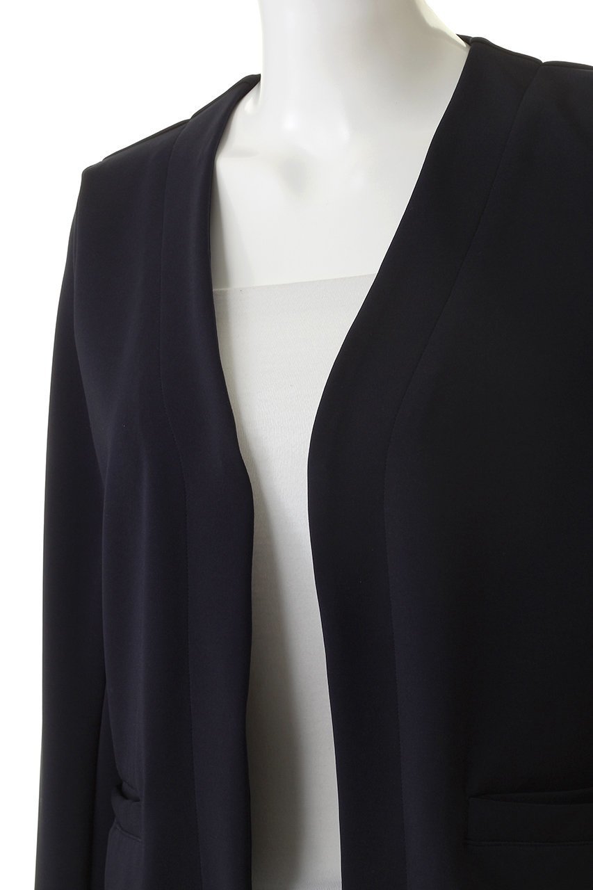 【スリー ドッツ/three dots】のCドレス スキューバ ノーカラージャケット 人気、トレンドファッション・服の通販 founy(ファニー) 　ファッション　Fashion　レディースファッション　Fashion for Women　アウター　Coat / Outerwear Collection　レディースジャケット・軽アウター　Jackets　ノーカラージャケット / シンプル上品コーデ　Collarless Jackets　ワンピース　Dresses　フォーマル・パーティードレス・結婚式用ドレス　Elegant & Casual Dresses　ジャケット　Jacket, Outerwear　ストレッチ　Stretch, Stretchy Fabric　ドレス　Dress, One-Piece　エレガント 上品　Elegant　旅行　Travel　other-5|ID: prp329100003173808 ipo3291000000035655171