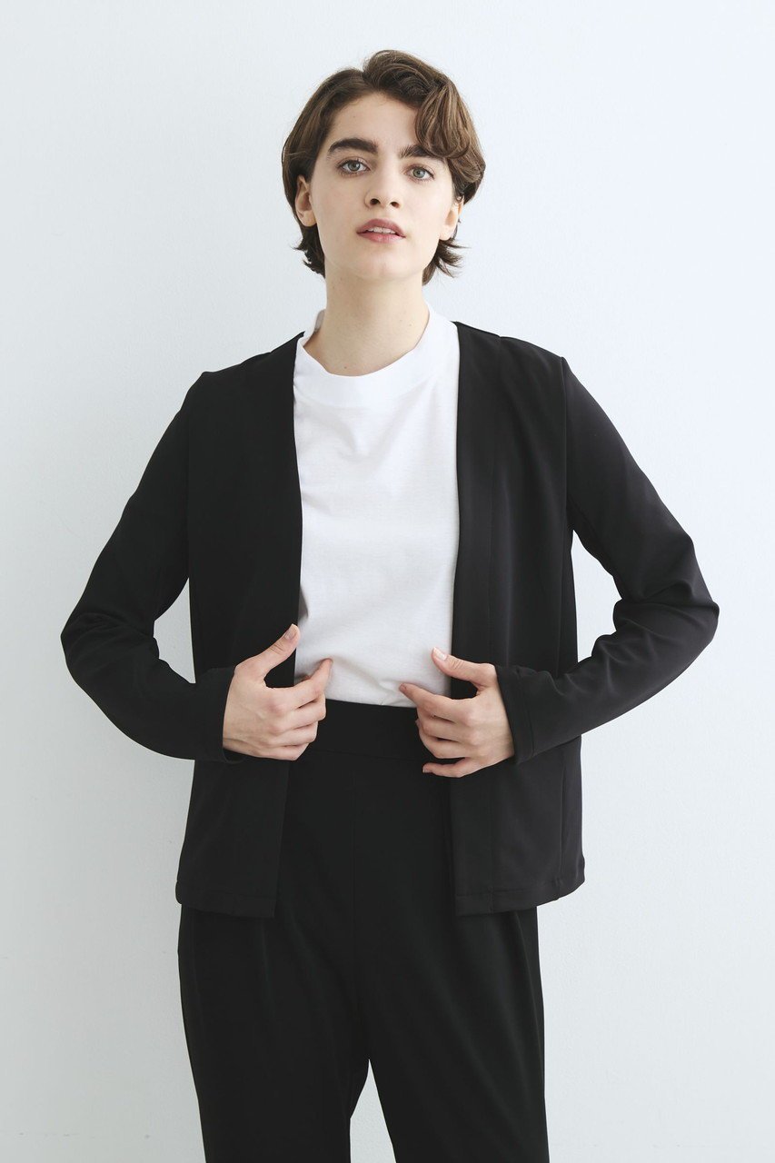 【スリー ドッツ/three dots】のCドレス スキューバ ノーカラージャケット 人気、トレンドファッション・服の通販 founy(ファニー) 　ファッション　Fashion　レディースファッション　Fashion for Women　アウター　Coat / Outerwear Collection　レディースジャケット・軽アウター　Jackets　ノーカラージャケット / シンプル上品コーデ　Collarless Jackets　ワンピース　Dresses　フォーマル・パーティードレス・結婚式用ドレス　Elegant & Casual Dresses　ジャケット　Jacket, Outerwear　ストレッチ　Stretch, Stretchy Fabric　ドレス　Dress, One-Piece　エレガント 上品　Elegant　旅行　Travel　other-7|ID: prp329100003173808 ipo3291000000035655173