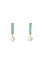 【アデル ビジュー/ADER bijoux】のGEM ストーンパールイヤリング 人気、トレンドファッション・服の通販 founy(ファニー) ファッション Fashion レディースファッション Fashion for Women ジュエリー Jewelry ファッションリング Fashion Rings イヤリング・フープ・ドロップタイプ Hoop, Drop & Clip Earrings おすすめ Recommended / Our Picks イヤリング Earrings シンプル Simple, Minimal デニム Denim, Jeans Material パール Pearl, Pearl Accent フェミニン Feminine, Girly リュクス Luxury, Elegant, High-End, Chic エレガント 上品 Elegant thumbnail ゴールド×アマゾナイト|ID: prp329100003173857 ipo3291000000035785263