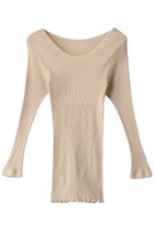 【ナナデコール/nanadecor】のナナリブロングTシャツ ナチュラル|ID: prp329100003173882 ipo3291000000036555603