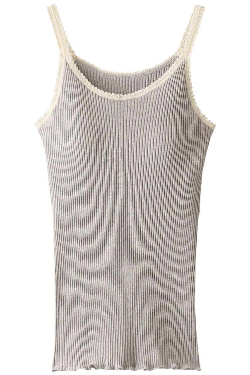 【ナナデコール/nanadecor】のナナリブカップ付キャミソール インテリア・キッズ・メンズ・レディースファッション・服の通販 founy(ファニー) ファッション Fashion レディースファッション Fashion for Women トップス・カットソー Cut & Sew Tops キャミソール&ノースリーブ Camisoles & Sleeveless Tops おすすめ Recommended / Our Picks キャミソール Camisole, Spaghetti Strap Top ショルダー Shoulder, Shoulder Strap シンプル Simple, Minimal セットアップ Set-Up, Coordinated Outfit パジャマ Pajamas, Sleepwear レース Lace, Lace Fabric グレー|ID: prp329100003173883 ipo3291000000032835014