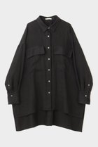 【ル フィル/LE PHIL】のピュアカンナビスオーバーシャツ 人気、トレンドファッション・服の通販 founy(ファニー) ファッション Fashion レディースファッション WOMEN トップス・カットソー Tops/Tshirt シャツ/ブラウス Shirts/Blouses おすすめ Recommend スタイリッシュ スリーブ タンブラー ツイル パターン ブライト リネン ロング 羽織 thumbnail ブラック|ID: prp329100003173912 ipo3291000000023515079