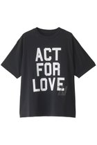 【ザディグ エ ヴォルテール/ZADIG & VOLTAIRE】のBROOXS ACT FOR LOVE Tシャツ ブラック|ID:prp329100003176708