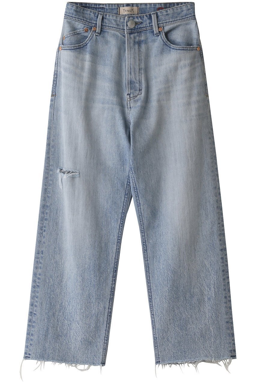 【ヤヌーク/YANUK】の金子綾×YANUK ボーイズ クロップド 人気、トレンドファッション・服の通販 founy(ファニー) 　ファッション　Fashion　レディースファッション　Fashion for Women　パンツ　Pants & Trousers　デニムパンツ・ジーンズ・美脚デニム　Denim Jeans & Pants　クラッシュ　Distressed, Crashed Style　クロップド　Cropped, Short Length　ストレッチ　Stretch, Stretchy Fabric　デニム　Denim, Jeans Material　ハイライズ　High Rise, High Waist　ボーイズ　Boyish, Boy Style　メンズ　Men's, Menswear　エレガント 上品　Elegant　 other-1|ID: prp329100003176732 ipo3291000000036577899