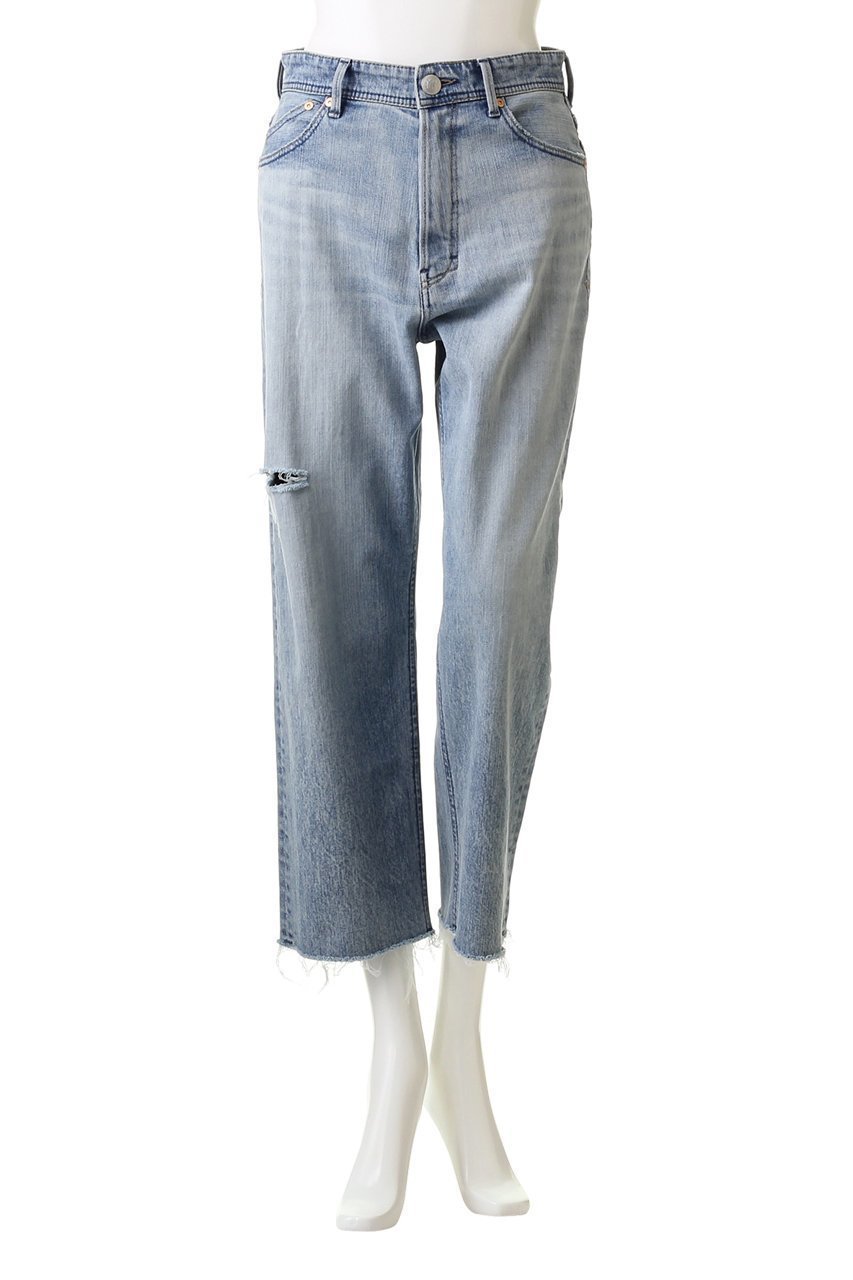 【ヤヌーク/YANUK】の金子綾×YANUK ボーイズ クロップド 人気、トレンドファッション・服の通販 founy(ファニー) 　ファッション　Fashion　レディースファッション　Fashion for Women　パンツ　Pants & Trousers　デニムパンツ・ジーンズ・美脚デニム　Denim Jeans & Pants　クラッシュ　Distressed, Crashed Style　クロップド　Cropped, Short Length　ストレッチ　Stretch, Stretchy Fabric　デニム　Denim, Jeans Material　ハイライズ　High Rise, High Waist　ボーイズ　Boyish, Boy Style　メンズ　Men's, Menswear　エレガント 上品　Elegant　other-2|ID: prp329100003176732 ipo3291000000036577902