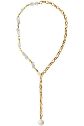 【アデル ビジュー/ADER bijoux】 GEM ストーン チェーンミックスラリエット人気、トレンドファッション・服の通販 founy(ファニー) ファッション Fashion レディースファッション Fashion for Women ジュエリー Jewelry ネックレス Necklaces & Pendants ストーン Stone, Gem-Like チェーン Chain, Chain Strap ネックレス Necklace, Pendant Necklace パール Pearl, Pearl Accent エレガント 上品 Elegant |ID:prp329100003176735