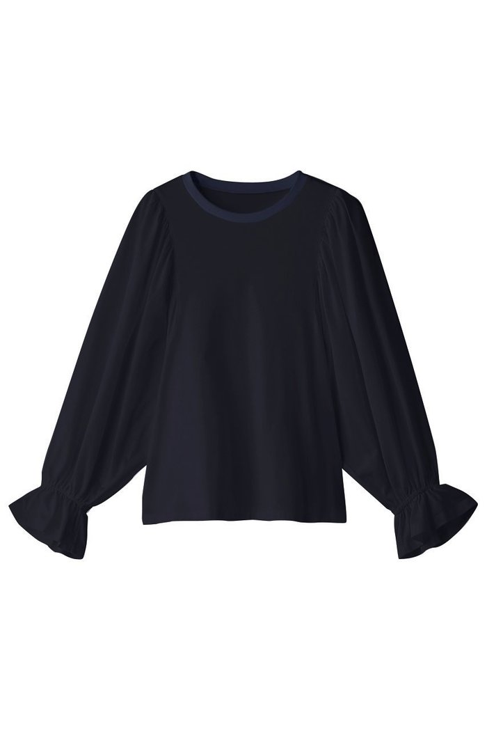 【スリー ドッツ/three dots】の【ELLE SHOP別注】Decorative dolman tee インテリア・キッズ・メンズ・レディースファッション・服の通販 founy(ファニー) https://founy.com/ ファッション Fashion レディースファッション WOMEN トップス・カットソー Tops/Tshirt シャツ/ブラウス Shirts/Blouses ロング / Tシャツ T-Shirts カットソー Cut and Sewn ギャザー Gather スリーブ Sleeve トレンド Trend ロング Long 別注 Special Order |ID: prp329100003176737 ipo3291000000029987900