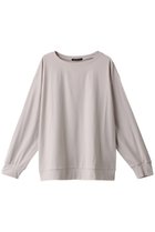 【ミズイロ インド/mizuiro ind】のワイドクルーネックプルオーバー ライトグレー|ID: prp329100003188281 ipo3291000000032855175