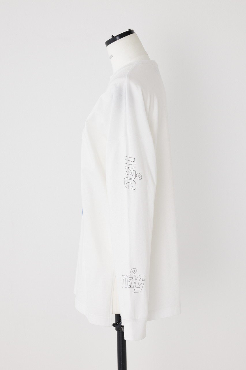【ナゴンスタンス/nagonstans】のKonstig ロンT 人気、トレンドファッション・服の通販 founy(ファニー) 　ファッション　Fashion　レディースファッション　Fashion for Women　トップス・カットソー　Cut & Sew Tops　シャツ・ブラウス・オフィスカジュアル　Elegant Blouses & Button-Ups　ロングTシャツ・Tシャツ　Longline T-Shirts & Tees　カットソー・ベーシックTシャツ　Cut-and-Sewn Tops / Stretch Tees & Basics　スタイリッシュ　Stylish, Fashionable　スリーブ　Sleeve, Long Sleeve / Short Sleeve　プリント　Print, Printed Pattern　ロング　Long, Long-Length　ワーク　Workwear, Utility Style　other-2|ID: prp329100003188343 ipo3291000000032835931