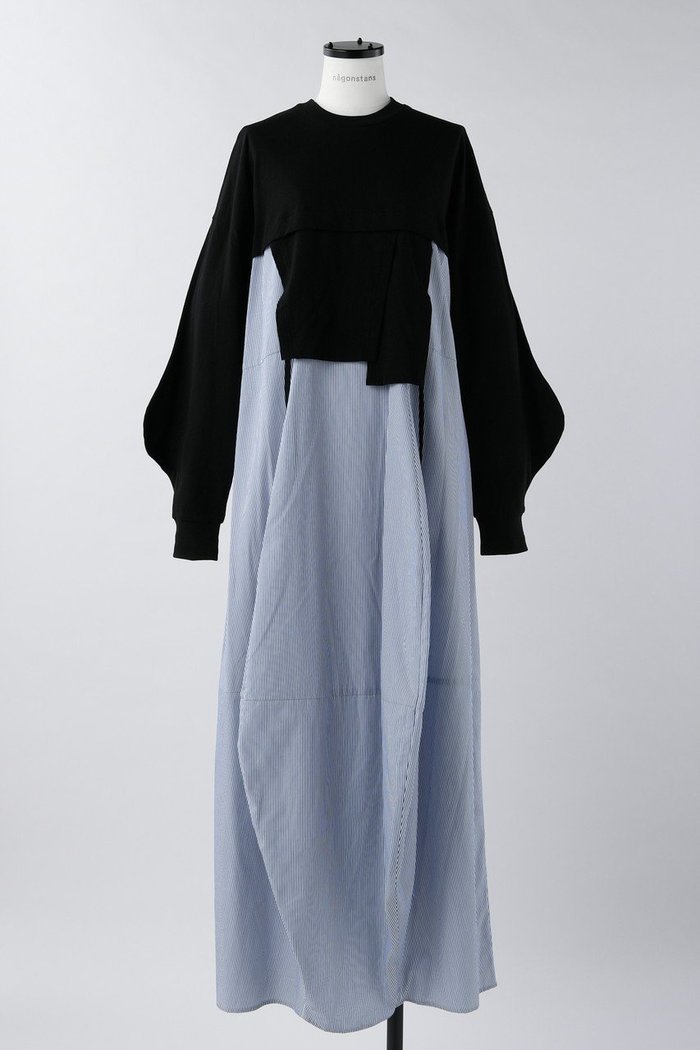 【ナゴンスタンス/nagonstans】のソフト天竺 CUT Combi DRS/ドレス インテリア・キッズ・メンズ・レディースファッション・服の通販 founy(ファニー) https://founy.com/ ファッション Fashion レディースファッション Fashion for Women ワンピース Dresses フォーマル・パーティードレス・結婚式用ドレス Elegant & Casual Dresses チュニック Tunic Tops & Dresses コンビ Combo, Combination Style チュニック Tunic, Long Top ドレス Dress, One-Piece ロング Long, Long-Length |ID: prp329100003188344 ipo3291000000035957721