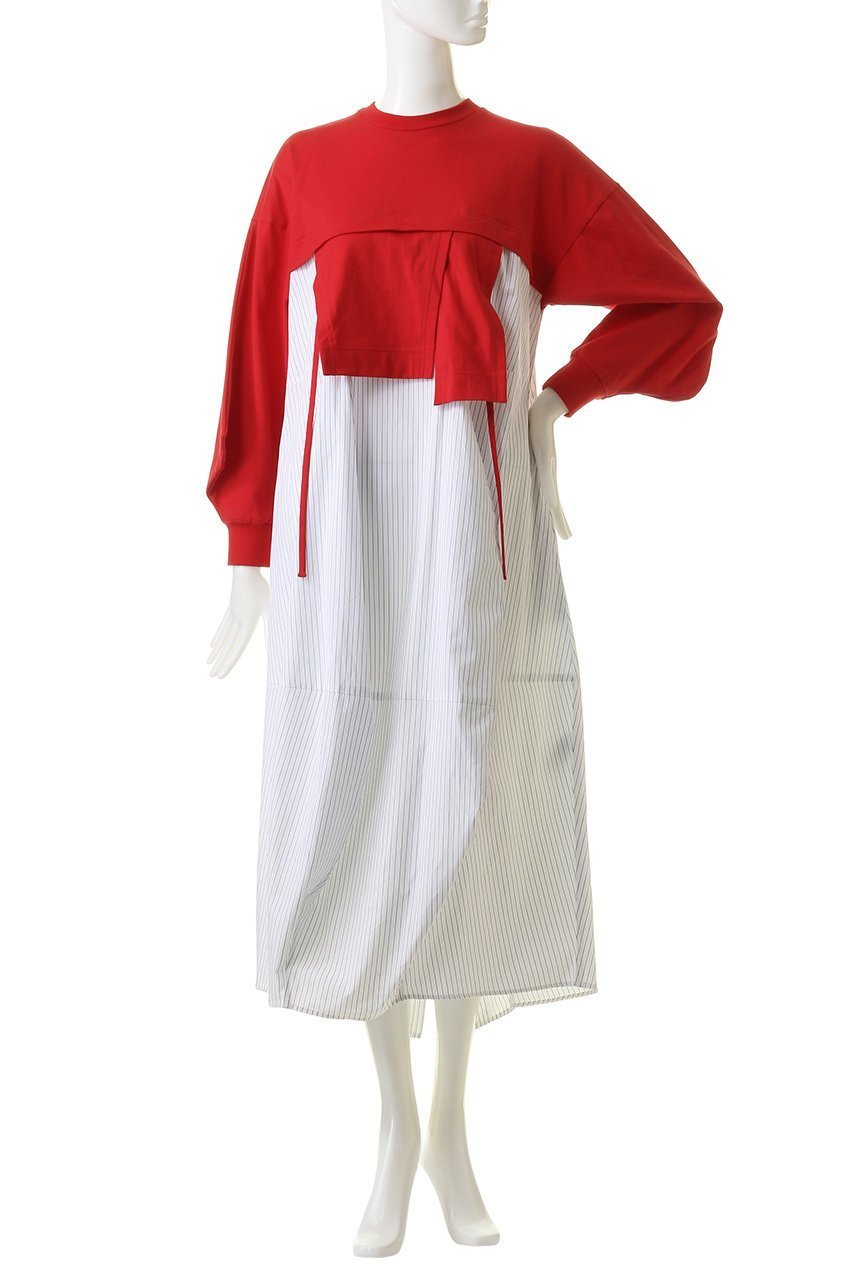 【ナゴンスタンス/nagonstans】のCO天竺 CUT Combi DRS/ドレス 人気、トレンドファッション・服の通販 founy(ファニー) 　ファッション　Fashion　レディースファッション　Fashion for Women　ワンピース　Dresses　フォーマル・パーティードレス・結婚式用ドレス　Elegant & Casual Dresses　チュニック　Tunic Tops & Dresses　コンビ　Combo, Combination Style　チュニック　Tunic, Long Top　ドレス　Dress, One-Piece　ロング　Long, Long-Length　other-2|ID: prp329100003188345 ipo3291000000032903385