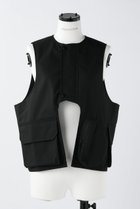【ナゴンスタンス/nagonstans】のTCボンディング Pocket Vest/ベスト 人気、トレンドファッション・服の通販 founy(ファニー) ファッション Fashion レディースファッション Fashion for Women アウター Coat / Outerwear Collection レディースジャケット・軽アウター Jackets ジャケット Jacket, Outerwear ベスト Vest, Waistcoat ボンディング Bonding, Bonded Fabric ポケット Pocket, Pocket Detail thumbnail Black|ID: prp329100003188357 ipo3291000000032912308
